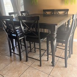 Dinning table with 8 chairs