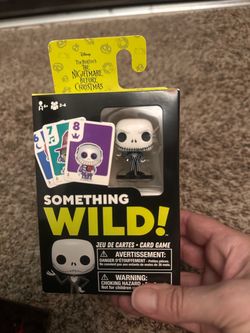 NIB Nightmare Before Christmas Card Game