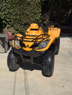 2021 Kymco mxu 270 Yellow 4-Wheeler ATV with Front Rack