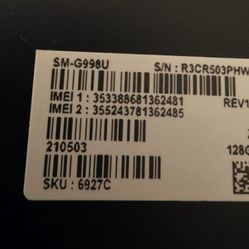 Verizon Samsung Galaxy S21 Ultra 5g