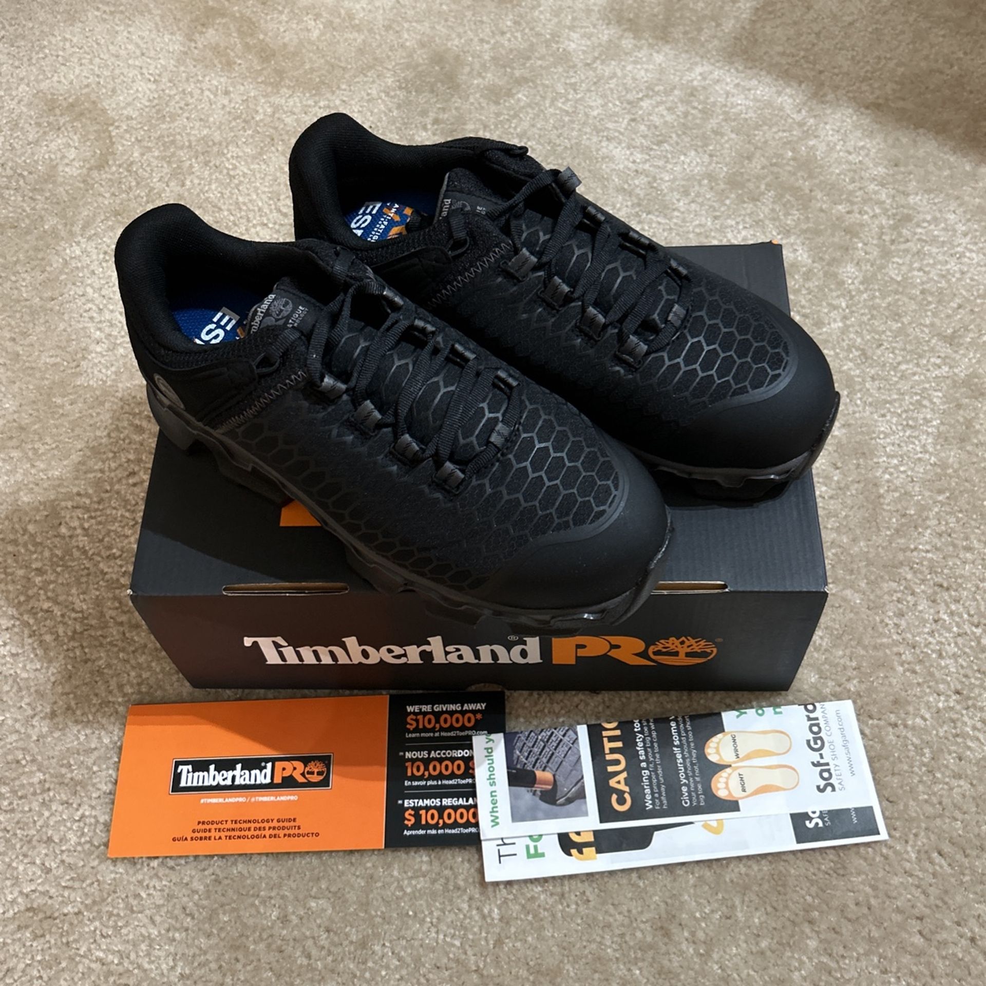 Men’s Timberland Pro Powertrain Sport 9.5 Work Shoes