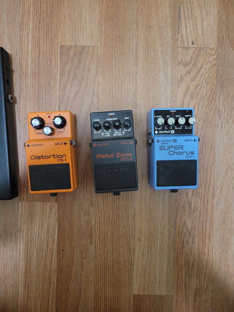 Boss Pedals And Morley Bad Horsie 2