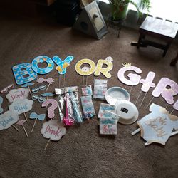 Gender Reveal decorations 