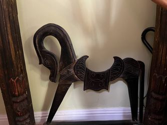 Carved Wood Horse