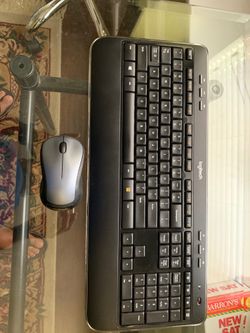 Logitech wireless keyboard with mouse
