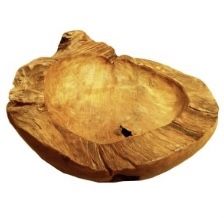 New Elegant Natural Teak Decorative Bowl-15”Dia