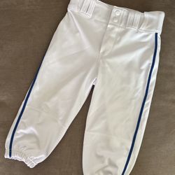 Champro White Baseball Pants Knickers Youth Medium 