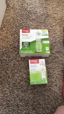 Planted baby nurser bottles