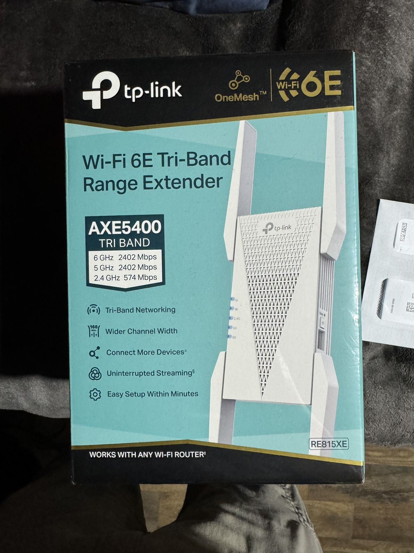 TP-LINK Axe5400 WiFi 6E Tri-band Range Extender