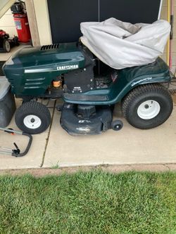 Craftsman riding lawnmower