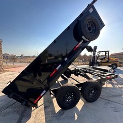 NEW DUMP TRAILER IN STOCK TODAY
