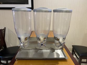 Rosseto 3 Cereal Dispenser Stainless Steel 