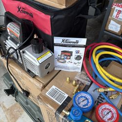 AC vacuum Pump Set Uses Good
