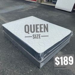 Queen Mattress Set – Medium – Brand New – Delivery Available 🚚