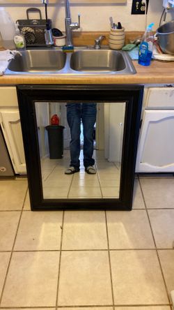 Wooden Framed Mirror