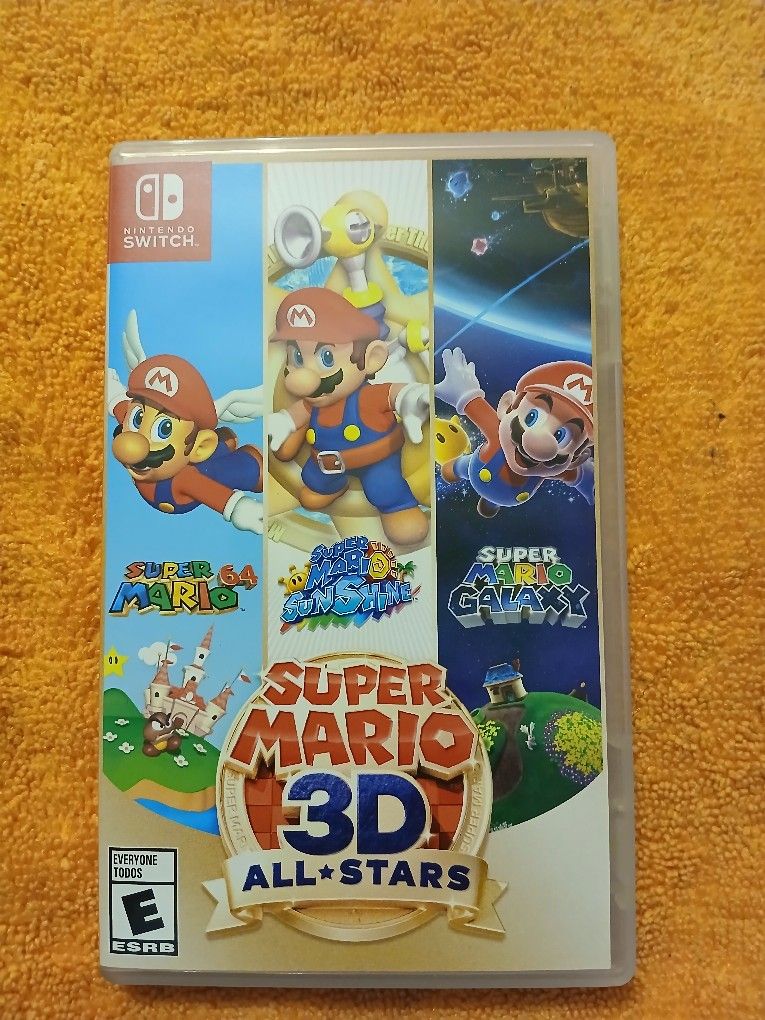 Super Mario 3d All Stars Replacement Case Switch