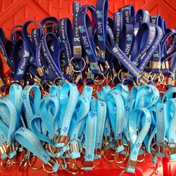 Child awareness Keychains lot of 80 NEW
