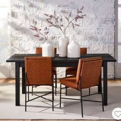 6 Person Wood Dining Table New In Box 250.00