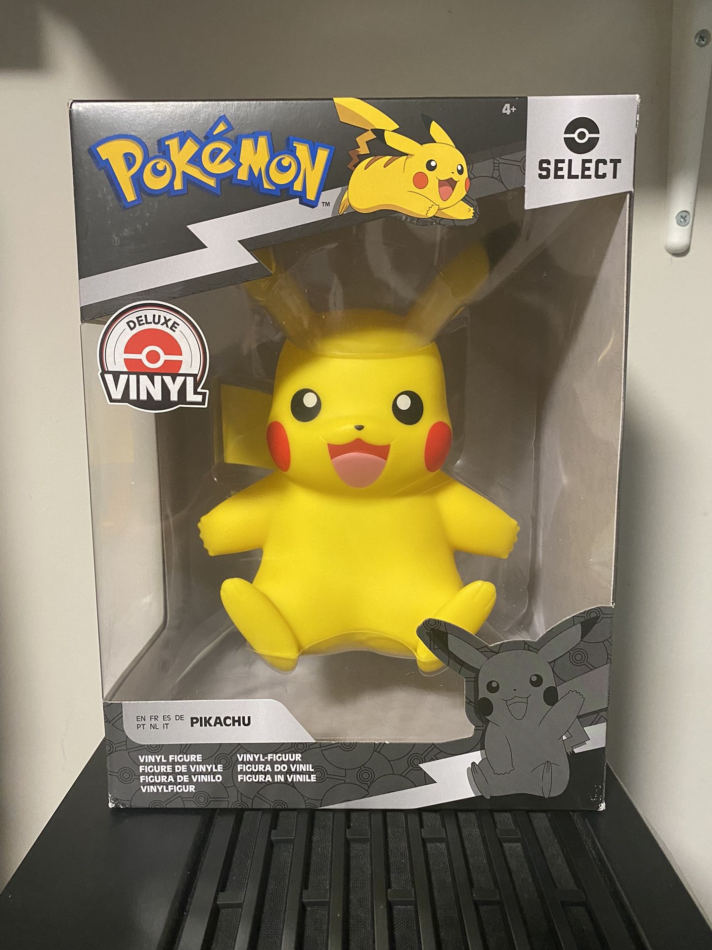 Pokemon Pikachu Select Vinyl Figure - 8-Inch Figure Made from Vinyl