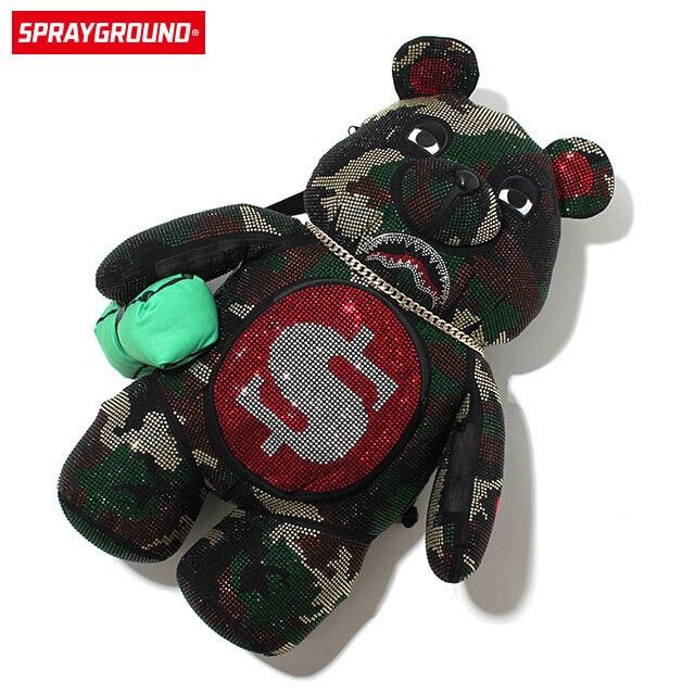 Diamond Cut Bear Sprayground Backpack