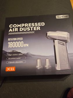 Compressed air duster
