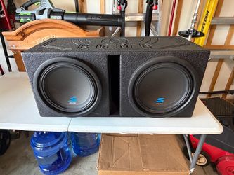 Alpine S-Series Dual Subwoofer w Ported Box