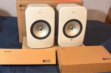 KEF LSX II LT Premium Wireless Bookshelf Speakers | 200W Hi-Fi | Multiroom Audio | Uni-Q Driver