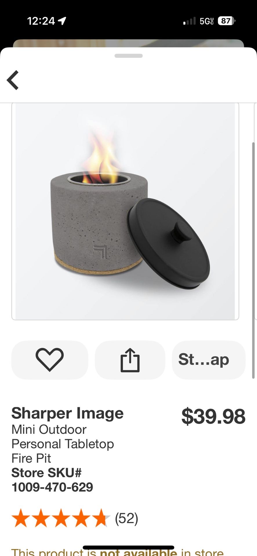 Tabletop Fire Pit 🔥 New