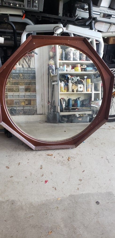 Antique WALNUT mirror