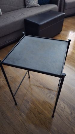 Cast iron tile flower table for patio or side table