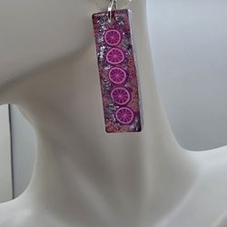 Pink Lemon Earrings 