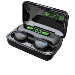 Wireless Bluetooth Headphones Waterproof LED Display 