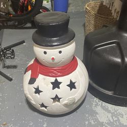 Large Decorative Snowman