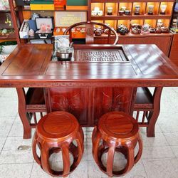 Rose wood Tea Table set