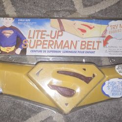 Superman Light-Up Belt DC Comics Rubies Costume Child size