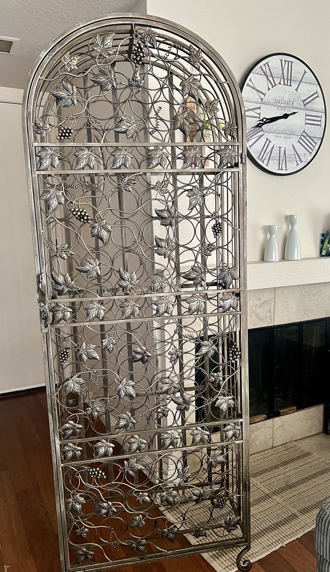 Beautiful Iron Wine Rack