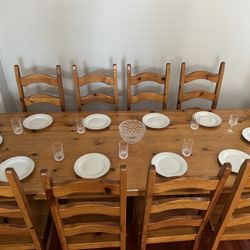Table Seats 10 With Chairs