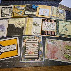 13  Handmade Greeting Cards with Envelopes