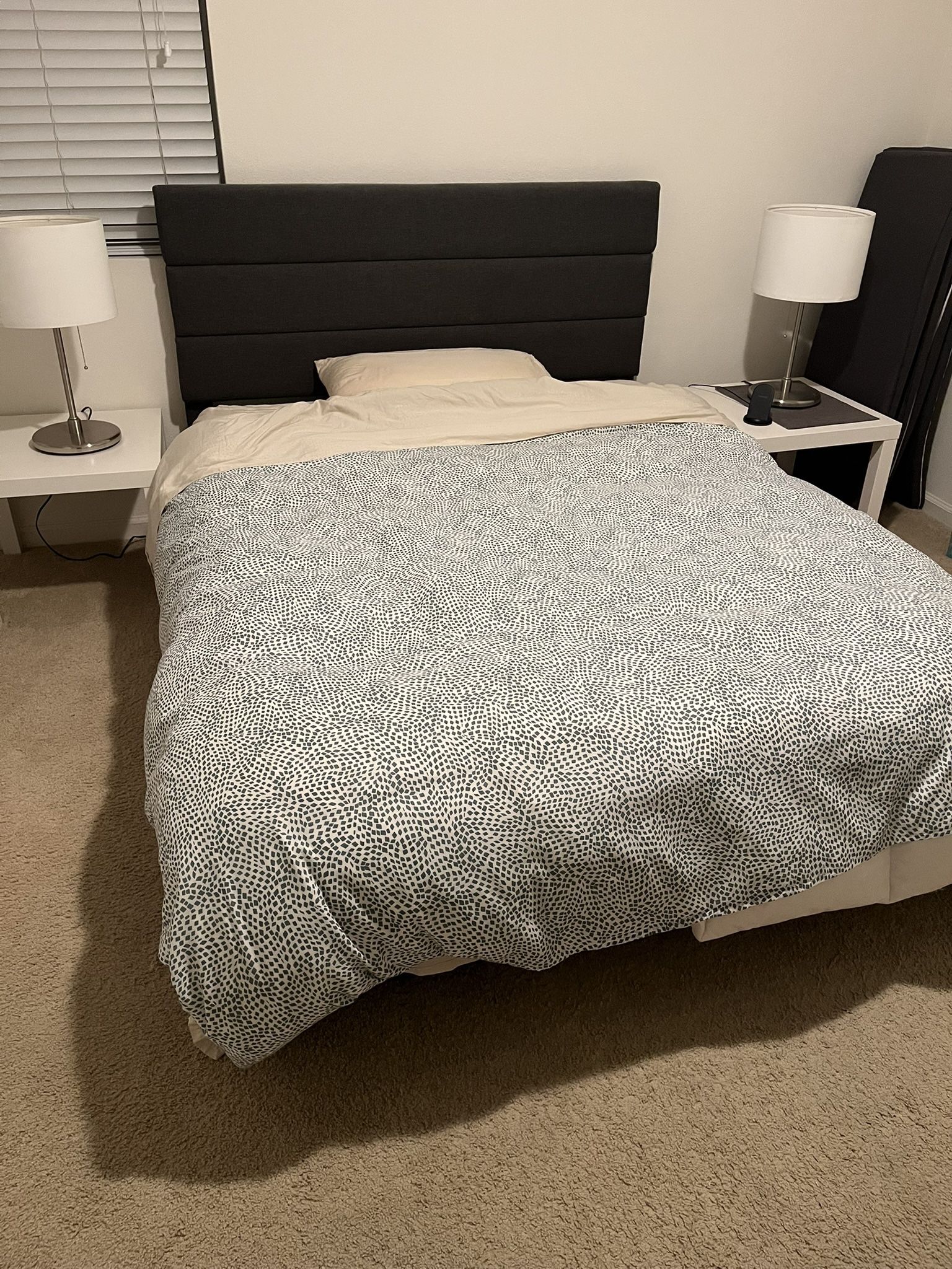 Bed and Bed Frame