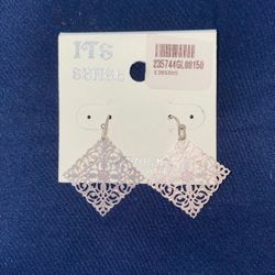 **New” Silver Snowflake Earrings