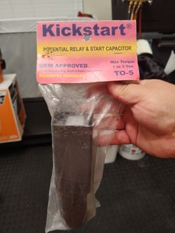 Kickstart TO-5 Potential Relay & Start Capacitor ( FIRM ON PRICE )