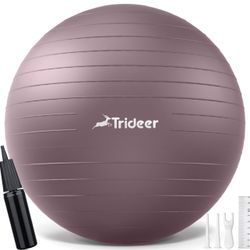 Trideer Yoga Ball - Exercise Ball For Workout Pilates Stability 