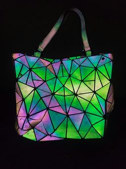 Reflective festival purse
