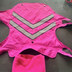 Dog Rain Jacket And Neck Warmer