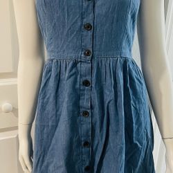 Jeans Dress, Size m , Gently Used , Price :$8