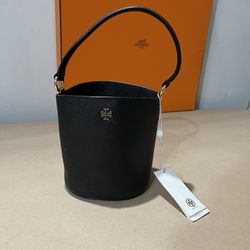 New!! Tory Burch Women's Emerson Mini Bucket Bag