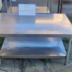 NSF Certified 48"x30"x25.5" Stainless Steel Restaurant Kitchen Table