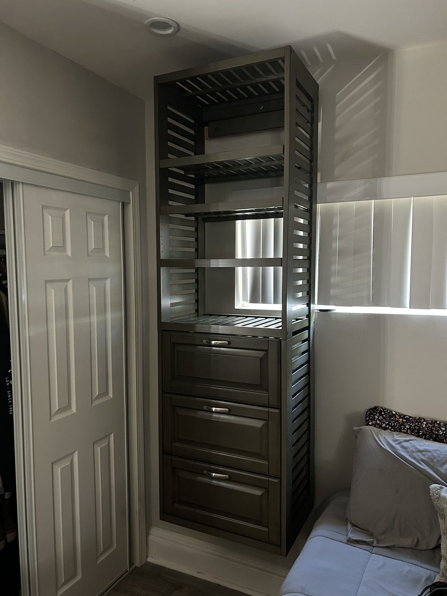 Lowe’s Closet built In - Comes With 3 Matching Shelves