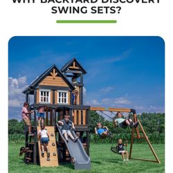 New Playset Swingset 