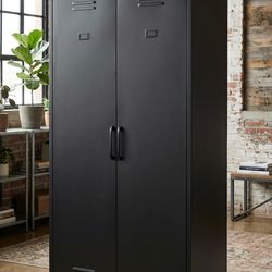 Metal Two-Door Storage Locker